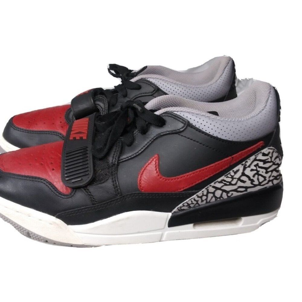 Jordan Legacy 312 Low Bred Cement Shoes Men's Size 8